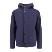 Stone Island Lätt Soft Shell Jacka med e.dye® Teknologi Blue, Herr