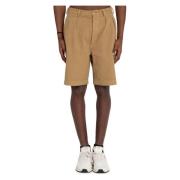 Sunflower Stiliga Veckade Shorts Brown, Herr