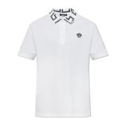 Versace Bomullspolo White, Herr