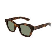 Saint Laurent Snygg Läder Axelväska Brown, Unisex