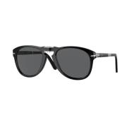 Persol Stiliga solglasögon för vardagsbruk Black, Unisex