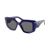 Prada Stiliga solglasögon för modeentusiaster Blue, Unisex