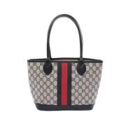 Gucci Vintage Pre-owned Canvas gucci-vskor Black, Dam