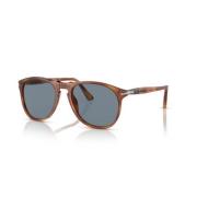 Persol Retro Solglasögon Svart Ram Multicolor, Unisex