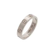 Cartier Vintage Pre-owned Vitt guld ringar Gray, Dam