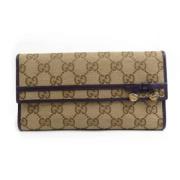 Gucci Vintage Pre-owned Laeder plnbcker Beige, Dam