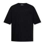 Dsquared2 T-shirt med skimrande kristaller Black, Herr