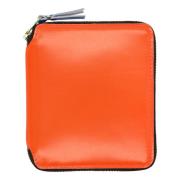 Comme des Garçons Orange Super Fluo Dragkedja Plånbok Orange, Unisex