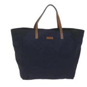 Gucci Vintage Pre-owned Canvas gucci-vskor Blue, Dam