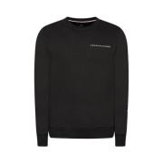 Tommy Hilfiger Herr Bomull Regular Fit Sweatshirt Black, Herr