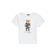 Polo Ralph Lauren Polo Bear Jersey T-shirt White, Dam