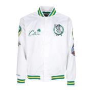 Mitchell & Ness NBA Hometown Bomberjacka Vit White, Herr