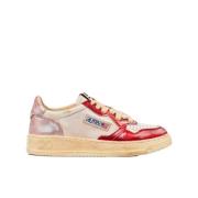 Autry Vintage Lädersneakers Multicolor, Dam