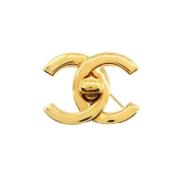 Chanel Vintage Pre-owned Guld chanel-smycken Yellow, Dam