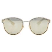 Dior Vintage Pre-owned Plast solglasgon White, Dam