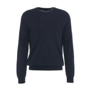 Polo Ralph Lauren Blå Stickat Aw24 för Män Blue, Herr