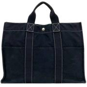 Hermès Vintage Pre-owned Canvas totevskor Blue, Dam