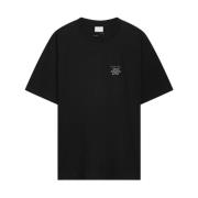 Filling Pieces T-shirt Broderad Knut Svart Black, Herr