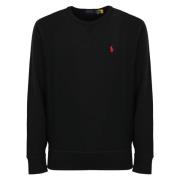 Polo Ralph Lauren Svart Bomullströja Långärmad Broderad Logotyp Black,...