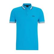 Hugo Boss Blå kortärmad polotröja Blue, Herr