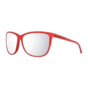 Porsche Design Röda Spegel Fjäril Solglasögon Acetat Red, Dam