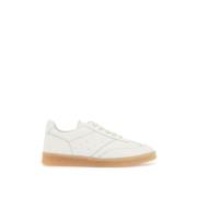 MM6 Maison Margiela Perforerade Läder Court Sneakers White, Herr