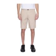 Armani Exchange Bermudashorts i bomullsblend Beige, Herr