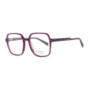 Ana Hickmann Burgundy Square Acetatoptiska Ramar Red, Dam