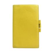 Hermès Vintage Pre-owned Laeder plnbcker Yellow, Dam