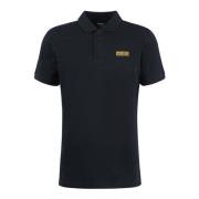 Barbour Essentiell Polo med Ribbad Krage Black, Herr