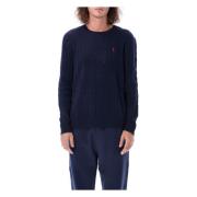 Ralph Lauren Herrkläder Stickat Hunter Navy Aw24 Blue, Herr