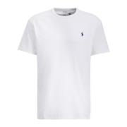 Polo Ralph Lauren Vit Bomullsöversize T-Shirt White, Herr