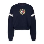 Tommy Jeans Stilren Sweatshirt för Män Blue, Dam