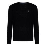 Polo Ralph Lauren Svart Tröja Aw24 Stil Black, Herr