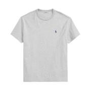 Polo Ralph Lauren Grå T-shirt med logotyp Gray, Herr