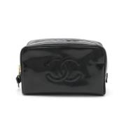 Chanel Vintage Pre-owned Tyg chanel-vskor Black, Dam