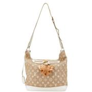 Louis Vuitton Vintage Pre-owned Bomull louis-vuitton-vskor Beige, Dam