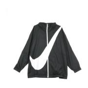 Nike Svart Windbreaker Jacka med Swoosh Black, Herr