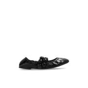 Alaïa Ballerinas med dekorativ finish Black, Dam