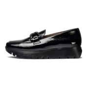 Wonders Mocasines Rose Negros, Color: Black, Dam