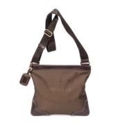 Prada Vintage Pre-owned Canvas prada-vskor Brown, Dam