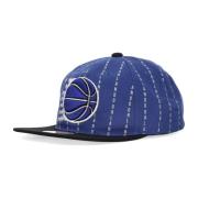 Mitchell & Ness Orlando Magic Randig Snapback Keps Blue, Herr