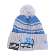 New Era NFL Pom Pom Beanie Hat Detroit Lions Multicolor, Herr