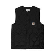 Carhartt Wip Ripstop Polyester Quiltad Väst Black, Herr