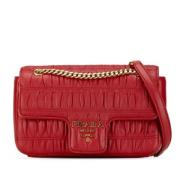 Prada Vintage Pre-owned Laeder prada-vskor Red, Dam