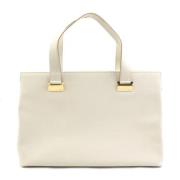 Salvatore Ferragamo Pre-owned Pre-owned Laeder handvskor Beige, Dam