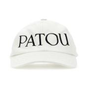 Patou Klassisk Vit Bomull Baseballkeps White, Dam