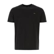 Paul & Shark Casual Bomull T-shirt för Män Black, Herr