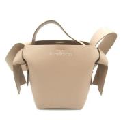 Acne Studios Pre-owned Pre-owned Laeder crossbodyvskor Beige, Dam