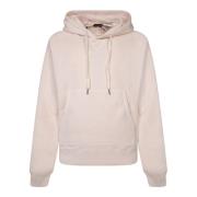 Tom Ford Vit Sweatshirt Snygg Hoodie Känguruficka Brown, Herr